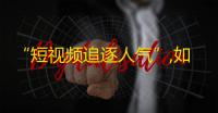 “短视频追逐人气”,如何让抖音获得大量的粉丝？