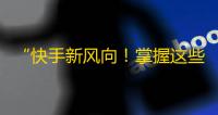 “快手新风向！掌握这些技巧，三个月内轻松刷到1万+粉丝”