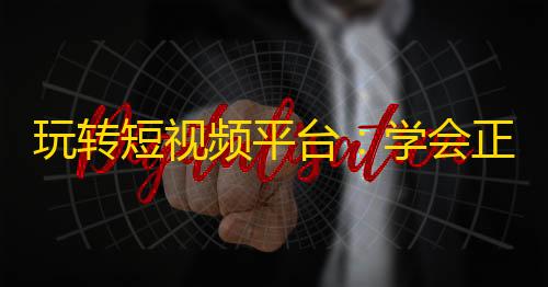 玩转短视频平台：学会正确的增长和维护你的抖音粉丝基础