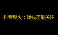 抖音爆火：赚钱还刷关注？