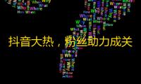 抖音大热，粉丝助力成关键！25字~