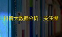 抖音大数据分析：关注爆破必须遵循这3个原则！