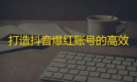 打造抖音爆红账号的高效方法，轻松刷粉丝。